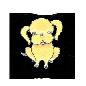 Sarah Coventry Lovenirk Dog Brooch Enamel Puppy Pin Cute Pet Animal Lover Gift